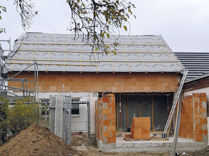 10.03.2020 Sanierung Reihenendhaus Reihenhaus Wolfsburg Umbau Erweiterung Rechts Vorbau