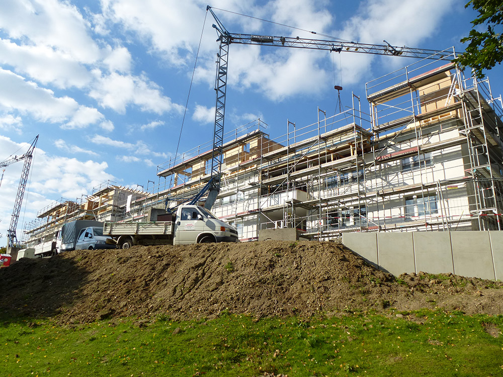 Vorstellbalkon Andersenweg 02 Baugeruest